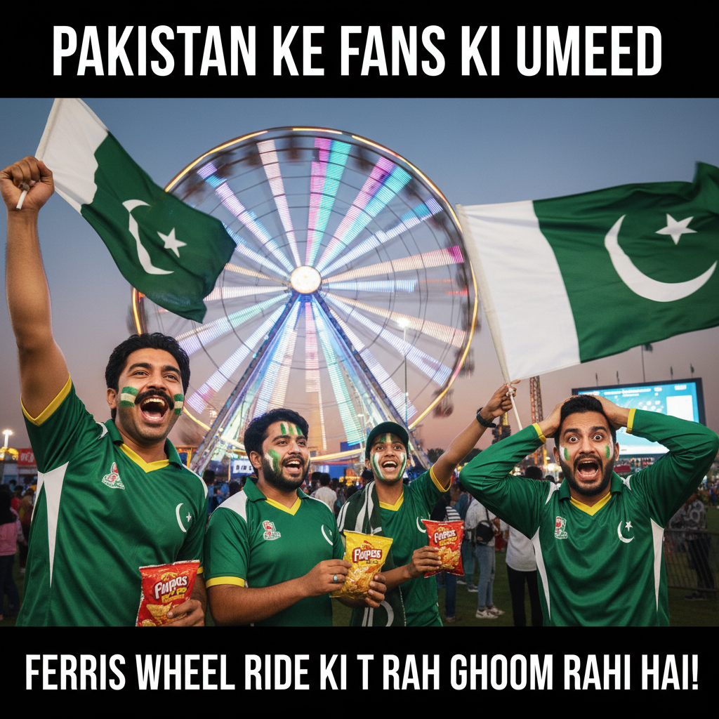 Pakistani Fans Ride the Rollercoaster of Emotions During Match!