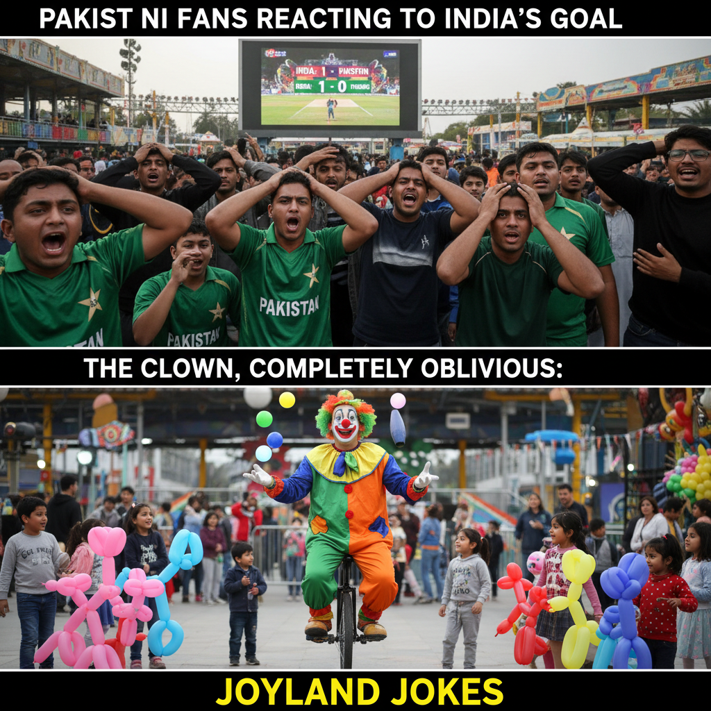 Pakistani Fans vs Joyland Clown: A Match to Remember!