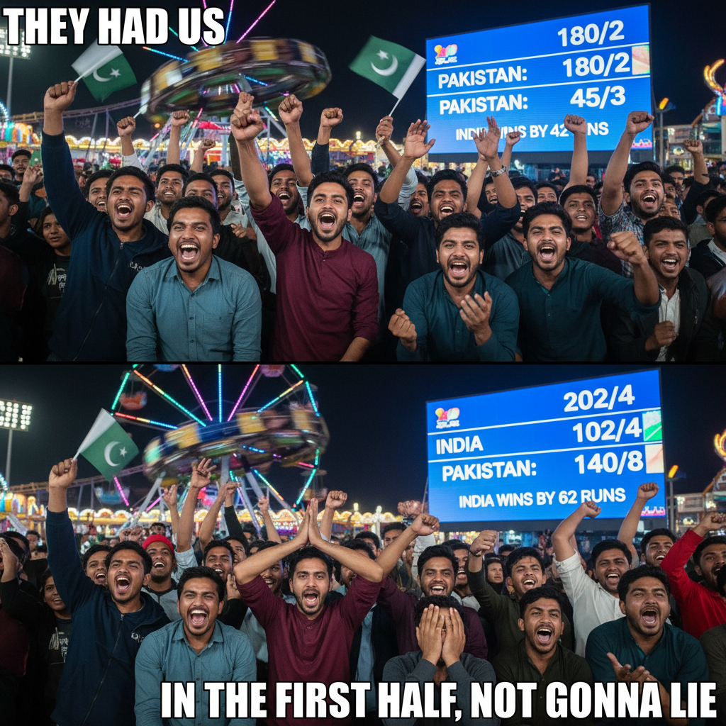 India-Pakistan Match: The Rollercoaster of Hopes and Fails