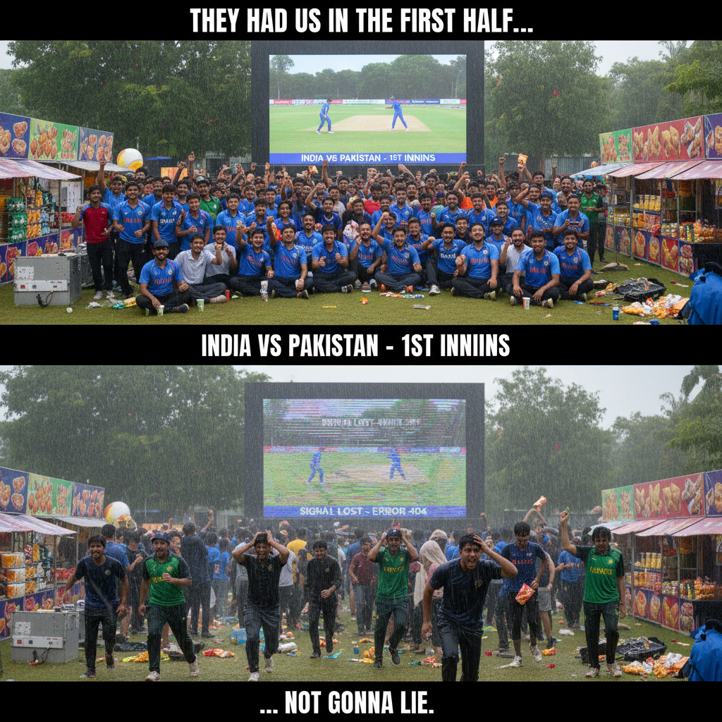 Expectations vs Reality: Epic Pakistan vs India Match Screening at Joyland