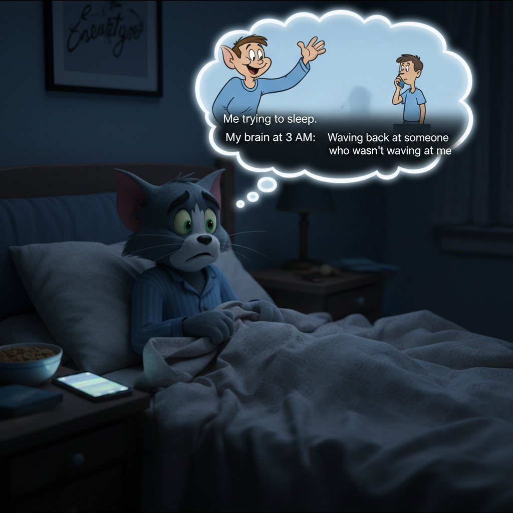 When Your Brain Recalls Embarrassing Moments at 2 AM