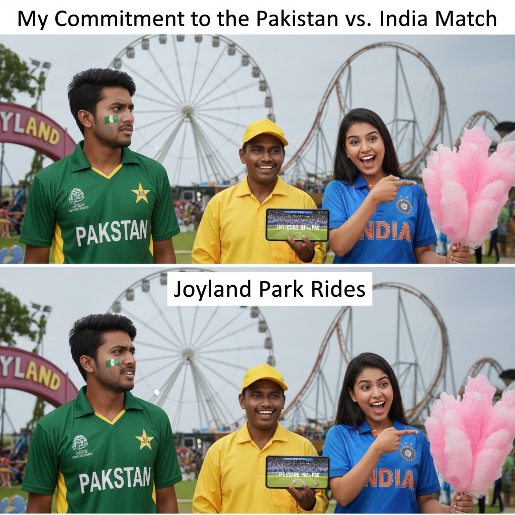 When You Want to Enjoy a Match but Joyland Park Has Other Plans!