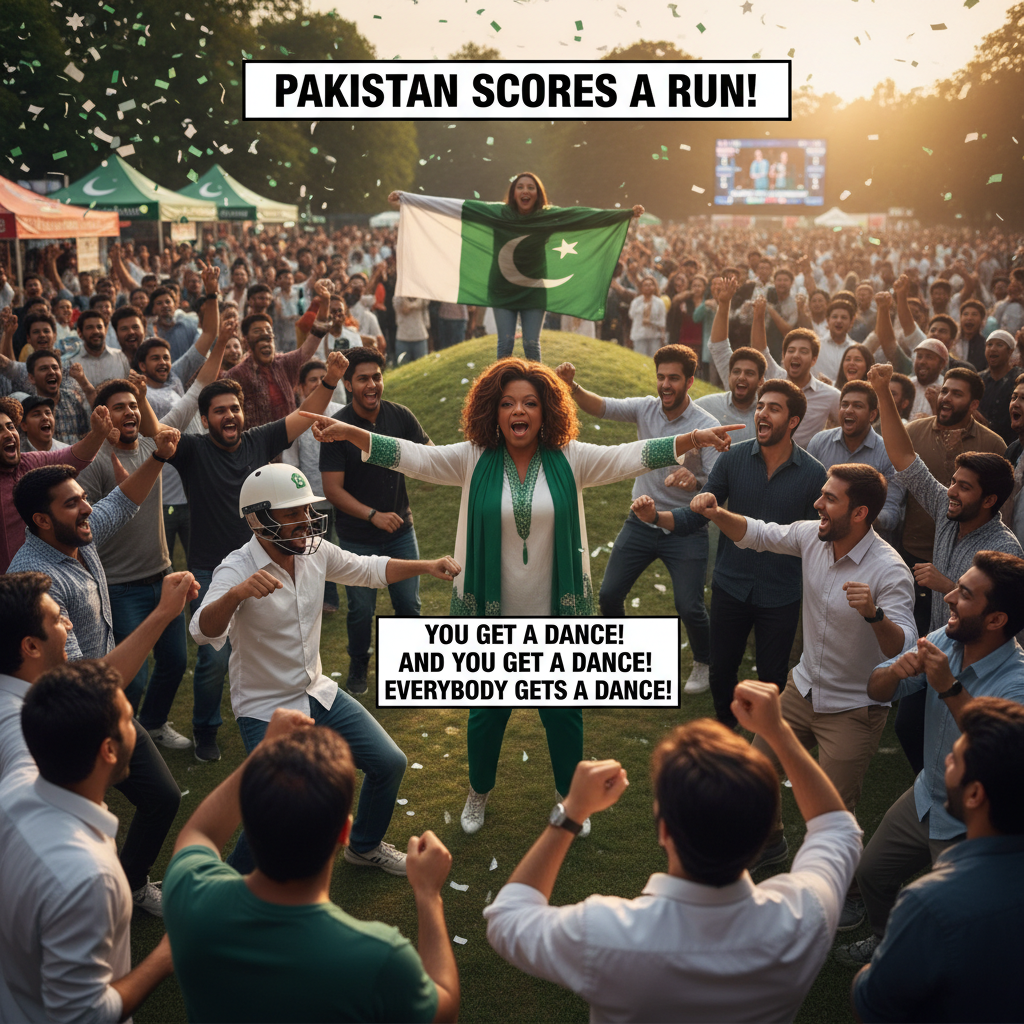 When Pakistan's Batting Goes Wild and Fans Can't Contain the Joy!