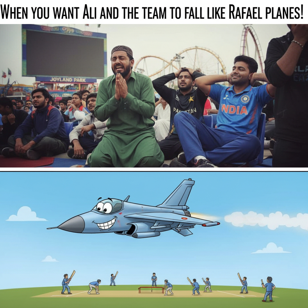 Praying for Victory: Pakistan vs India Memes
