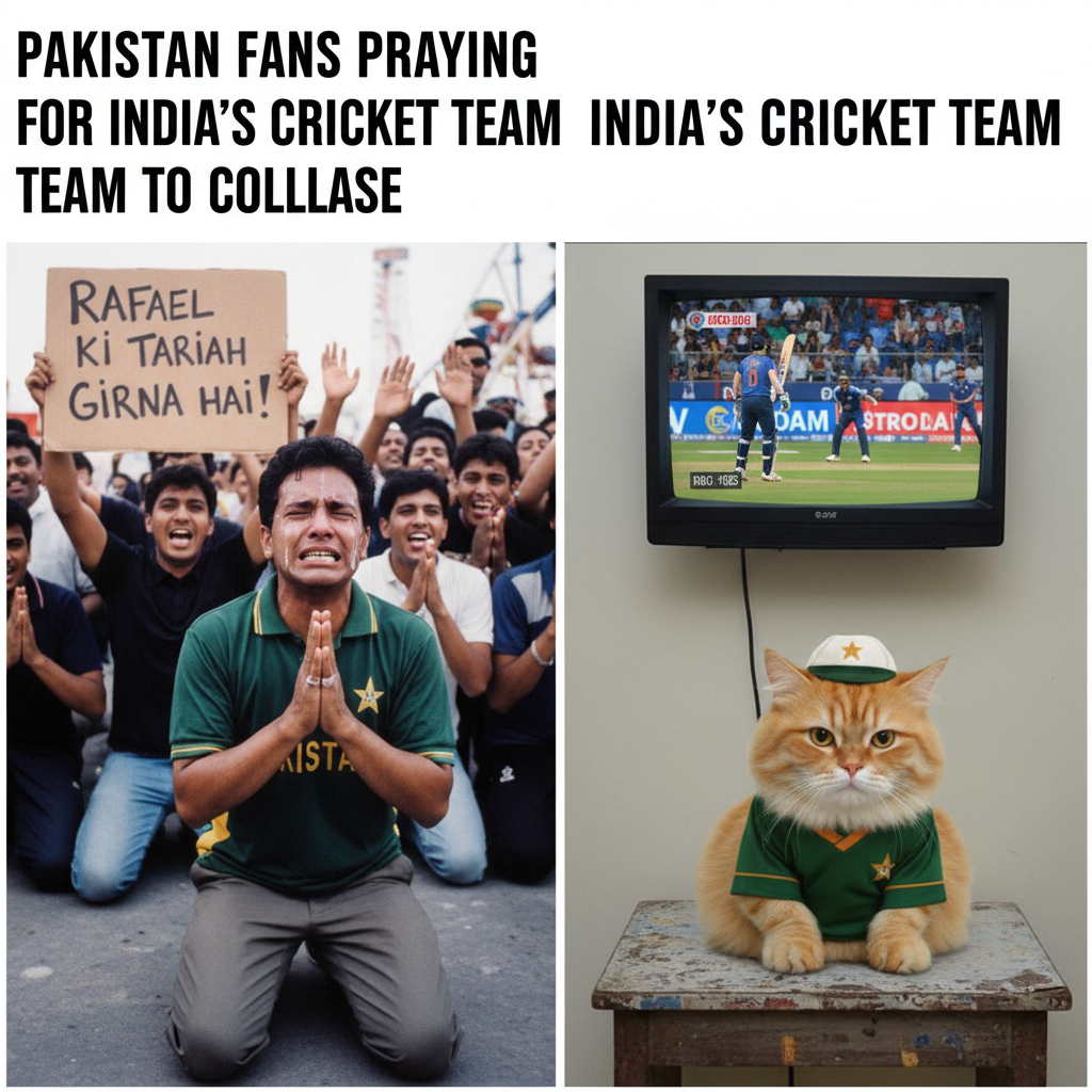 When Pakistan Fans Pray for India's Disasters in the Match