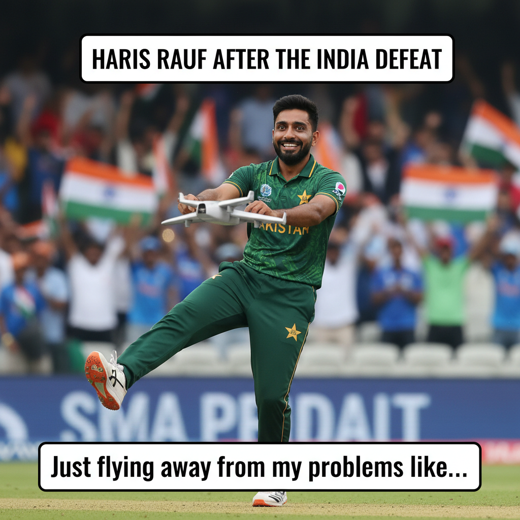 Haris Rauf's Hilarious Plane Throw: A Comedy Clash!
