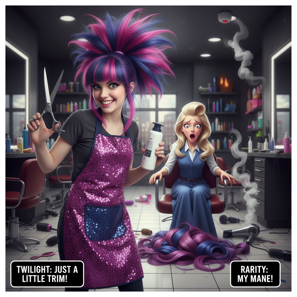 When Twilight Becomes a Hairdresser: A Hilarious Haircut Disaster!
