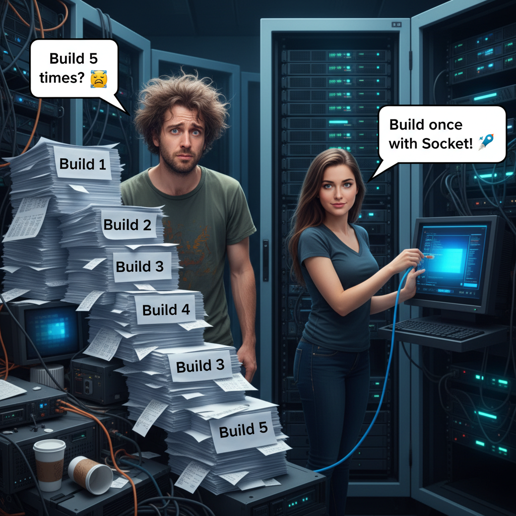 When Building is a Challenge: The Socket Struggle Meme