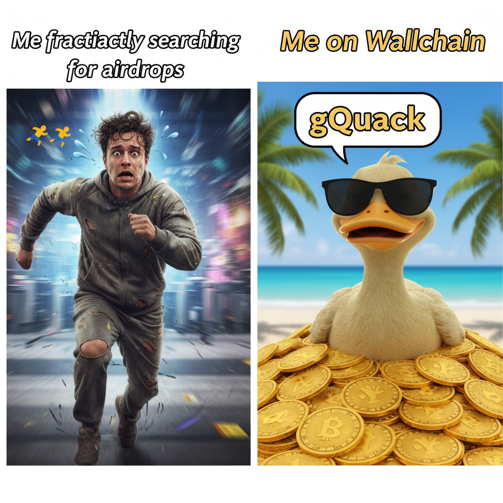 Chasing Airdrops Like a Duck on a Mission!