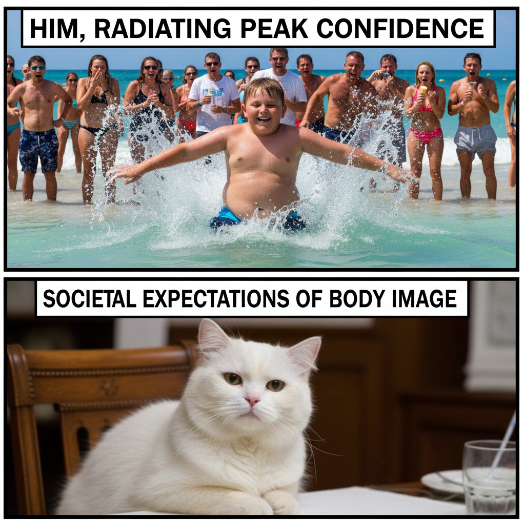When Summer Hits and You're a Shirtless Fat Kid