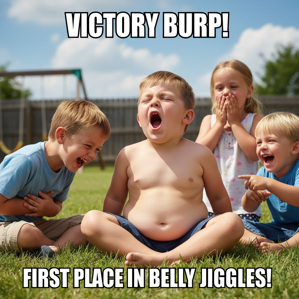 When Burping Becomes an Art: Embrace the Belly!