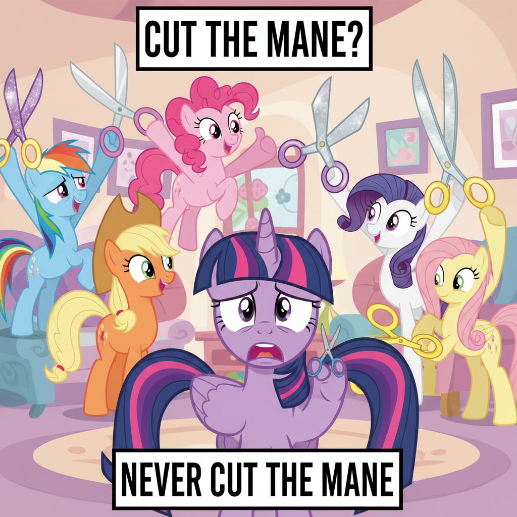 Twilight Sparkle's Haircut Dilemma: When You've Got Style Regrets