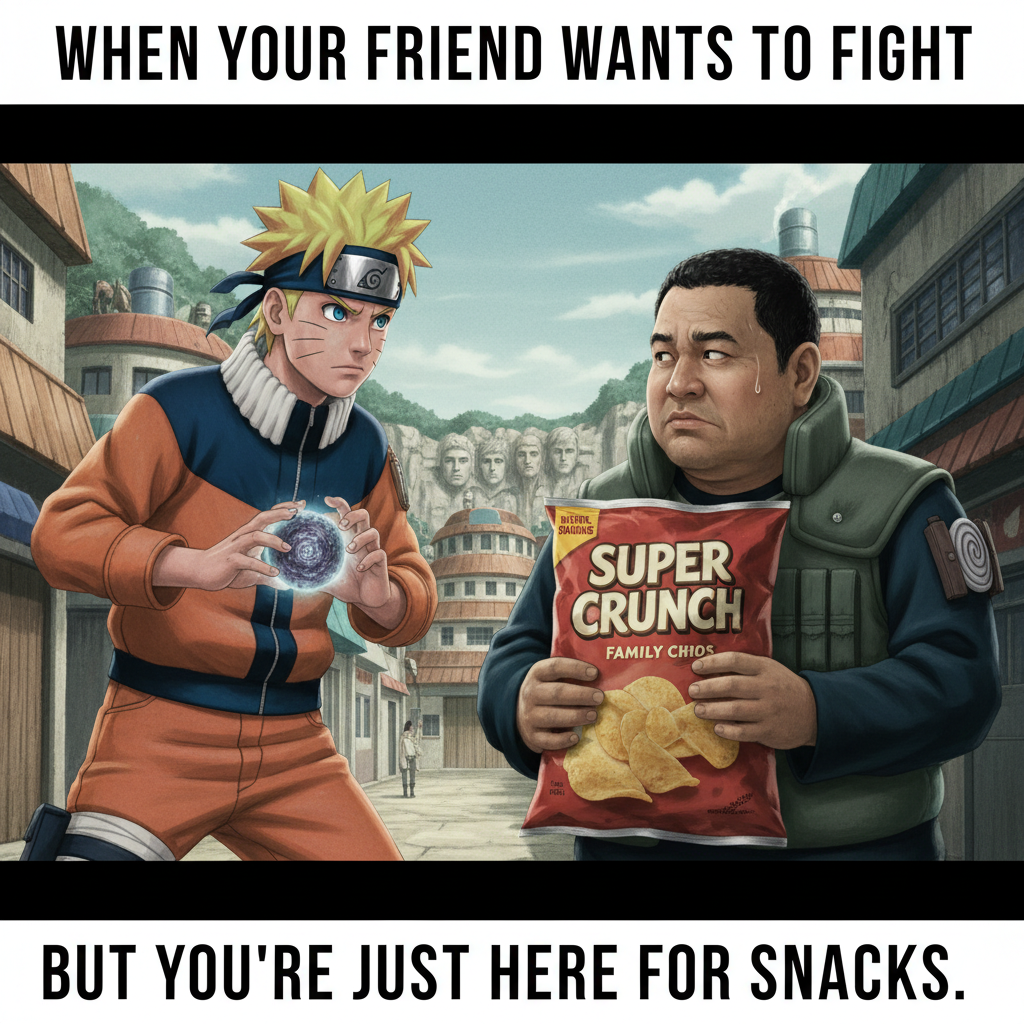 Choji's Snack Attack: Naruto's Unexpected Battle Strategy
