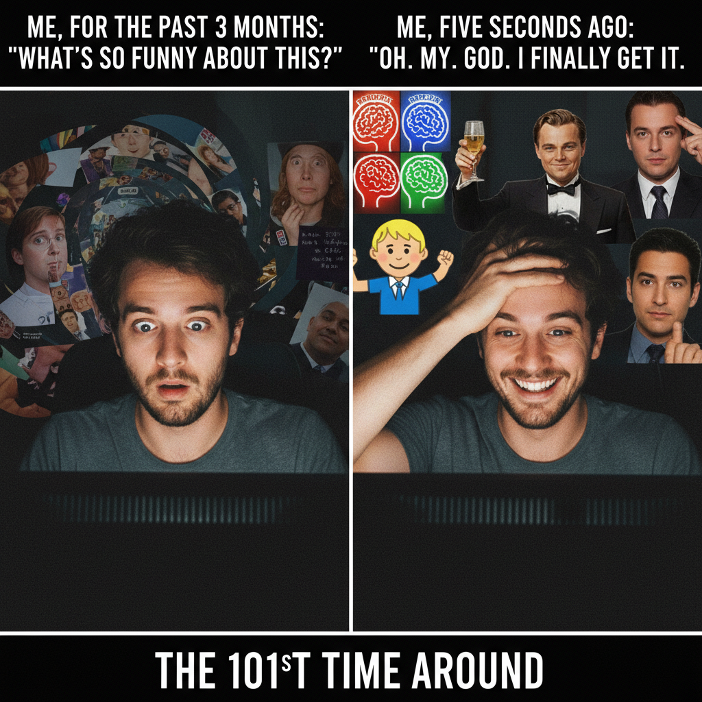 When Memes Finally Click: The 100-Time Struggle