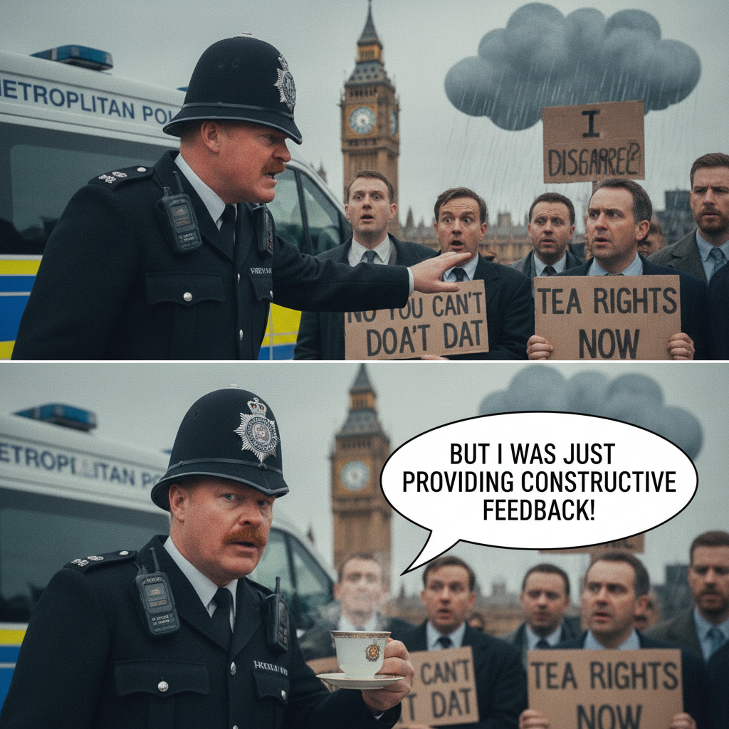 When Critiquing the Labour Government Gets You Arrested