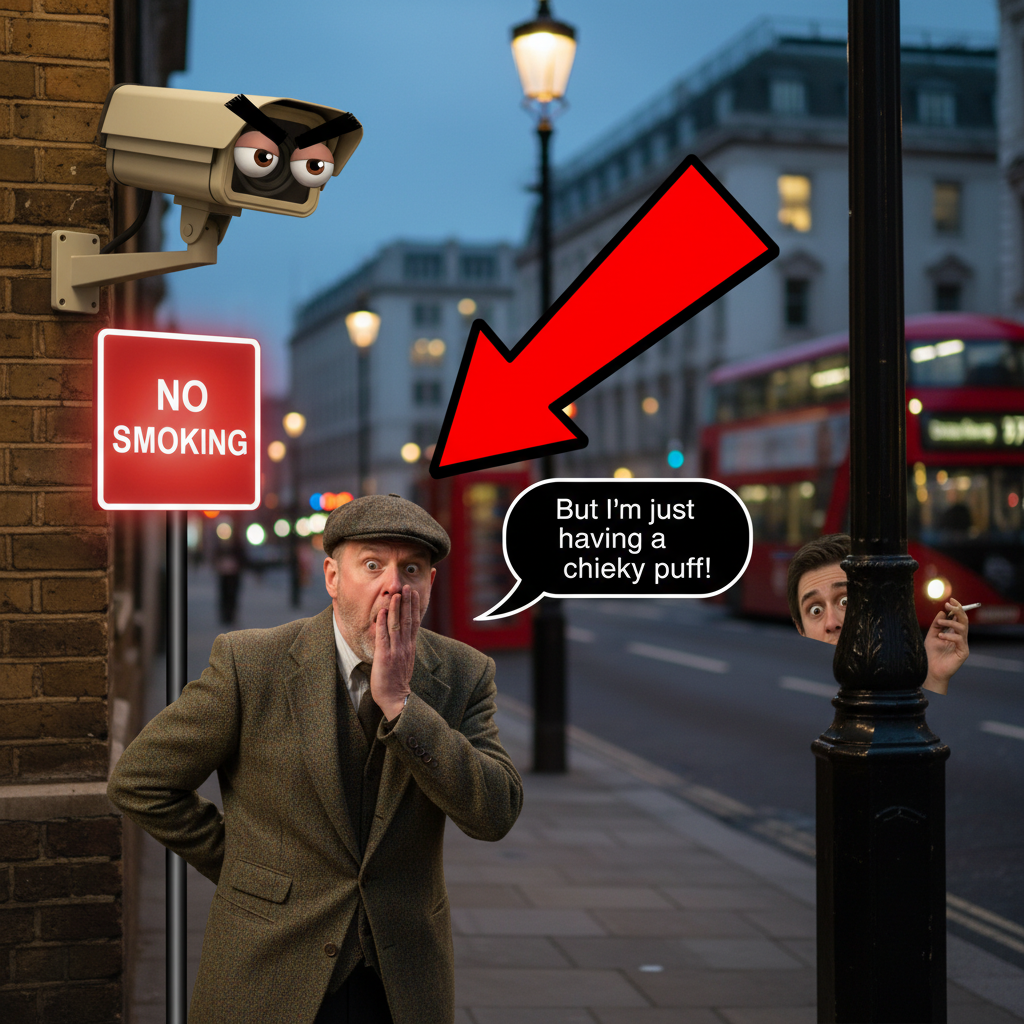 Cameras Are Watching: British Smokers Get an Unlikely Reality Check