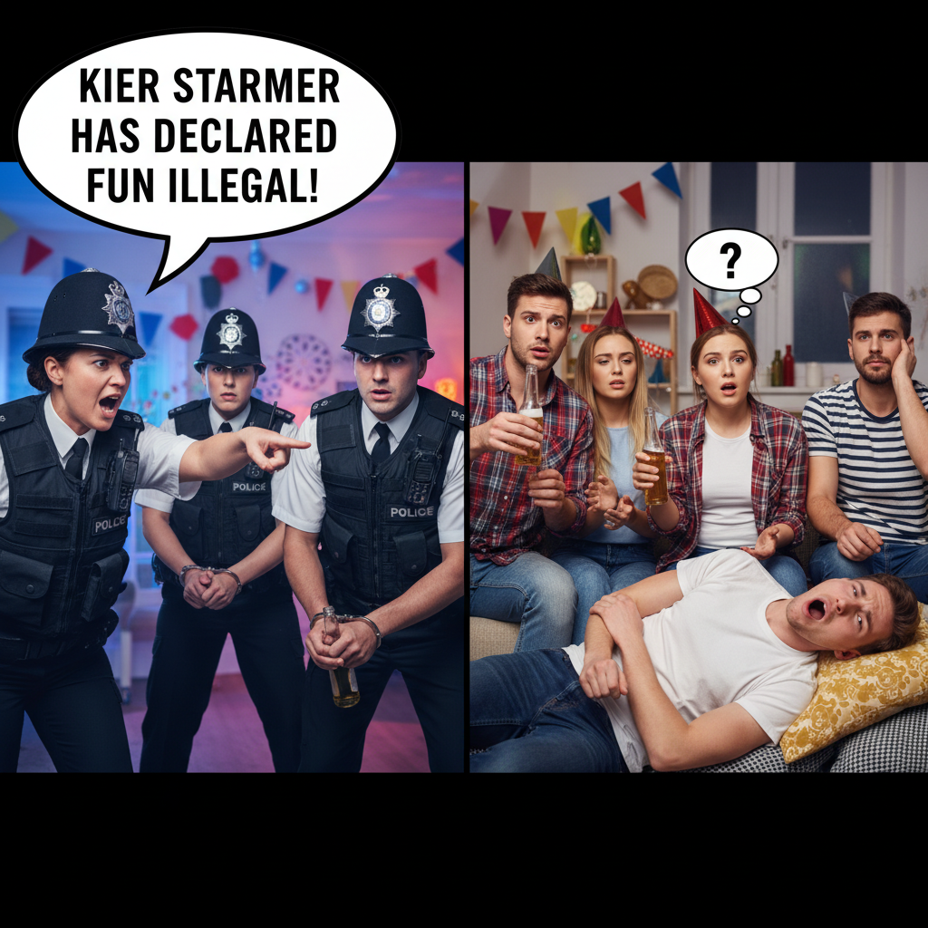 Kier Starmer's No-Fun Police: The New Drinking Regulations Meme