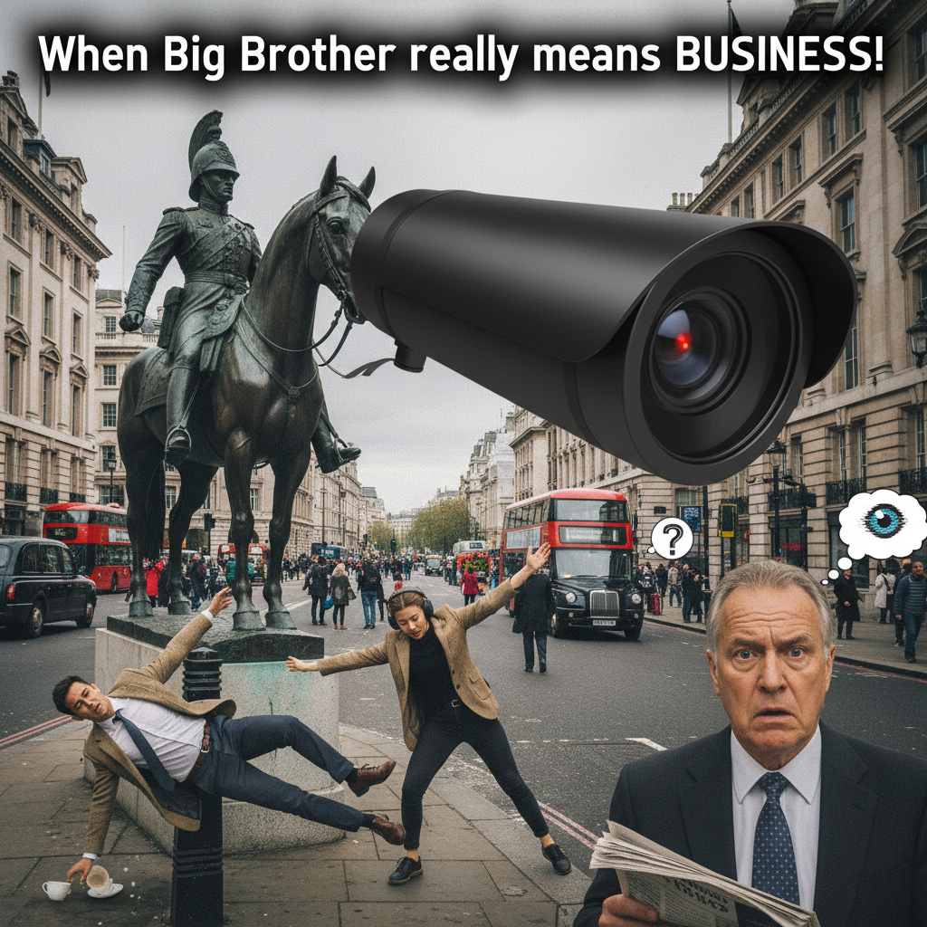 Giant Security Camera: London's Not-So-Subtle Observer