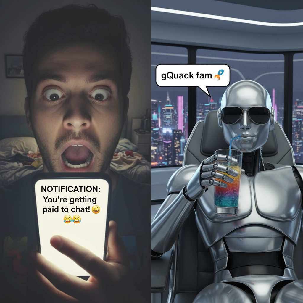 When You Realize Engaging is Profit: A Quirky Moment!
