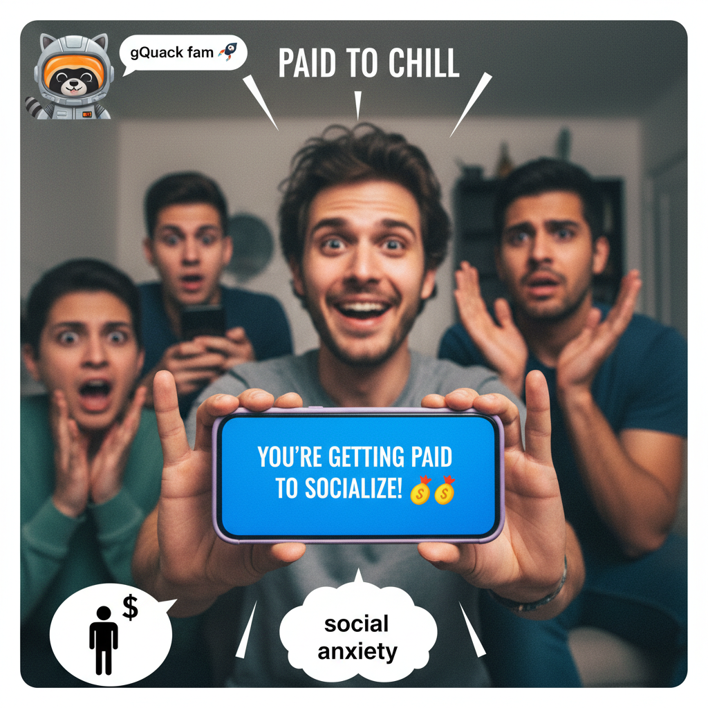 When Someone Pays You to Be Social: The Ultimate Surprise
