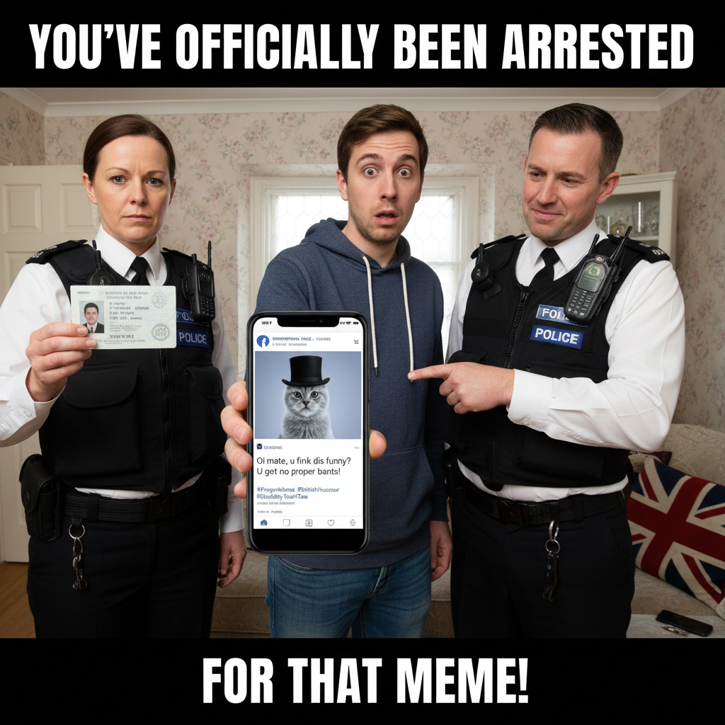 When the British Police Arrest Your Online Self