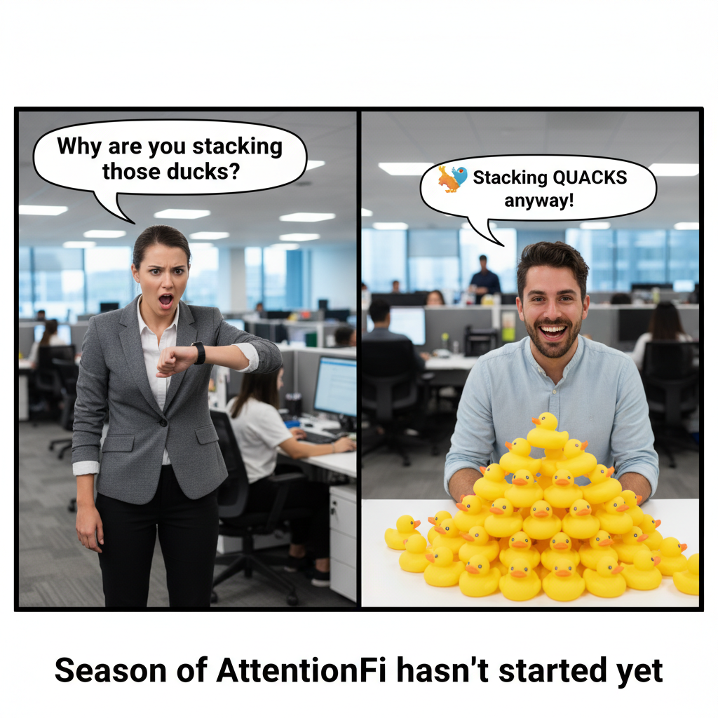 When You Can't Wait for AttentionFi Season and Start Quacking Anyway