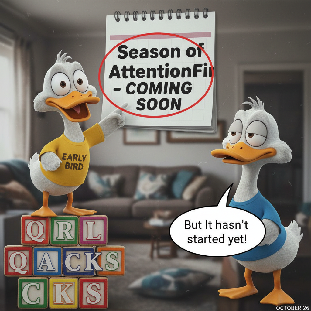 When You’re Ready to Quack Before the Season Starts