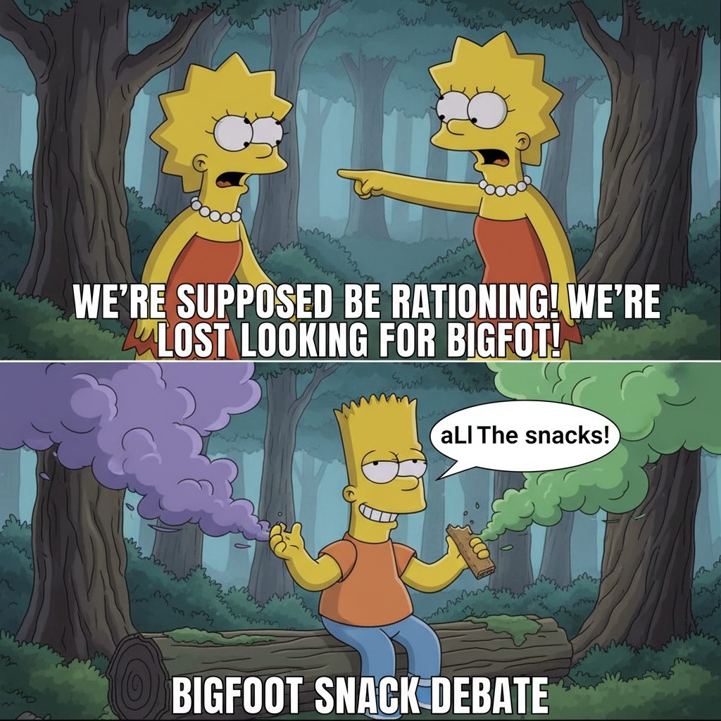 Bart and Lisa Simpson: High Times in the Woods!