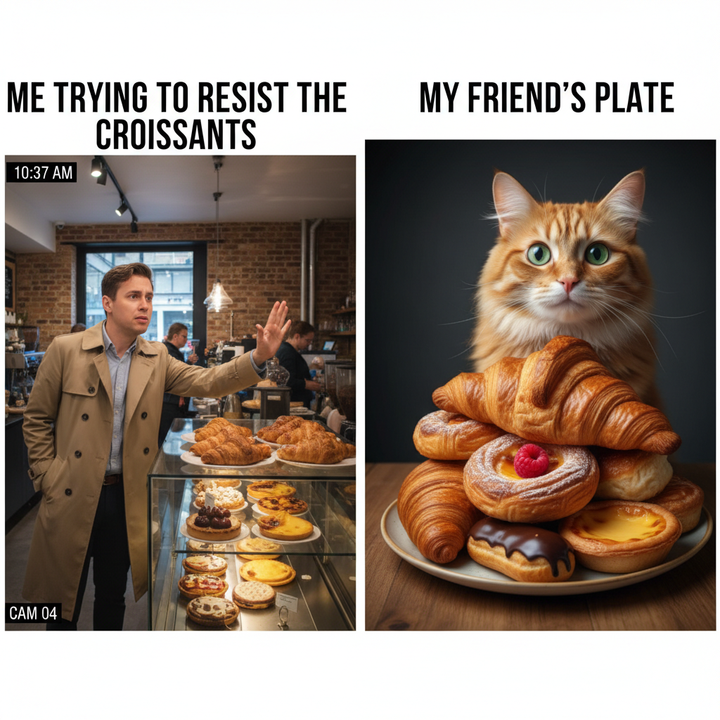 London's Coffee Shop Surveillance: A Relatable 'Not Eating That' Moment