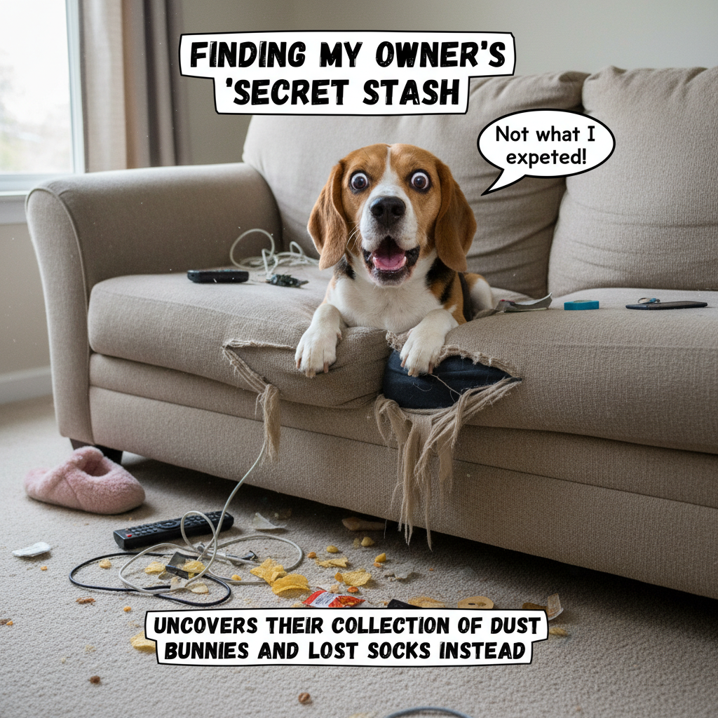 Beagle's Hilarious Quest for a Hidden Weed Stash
