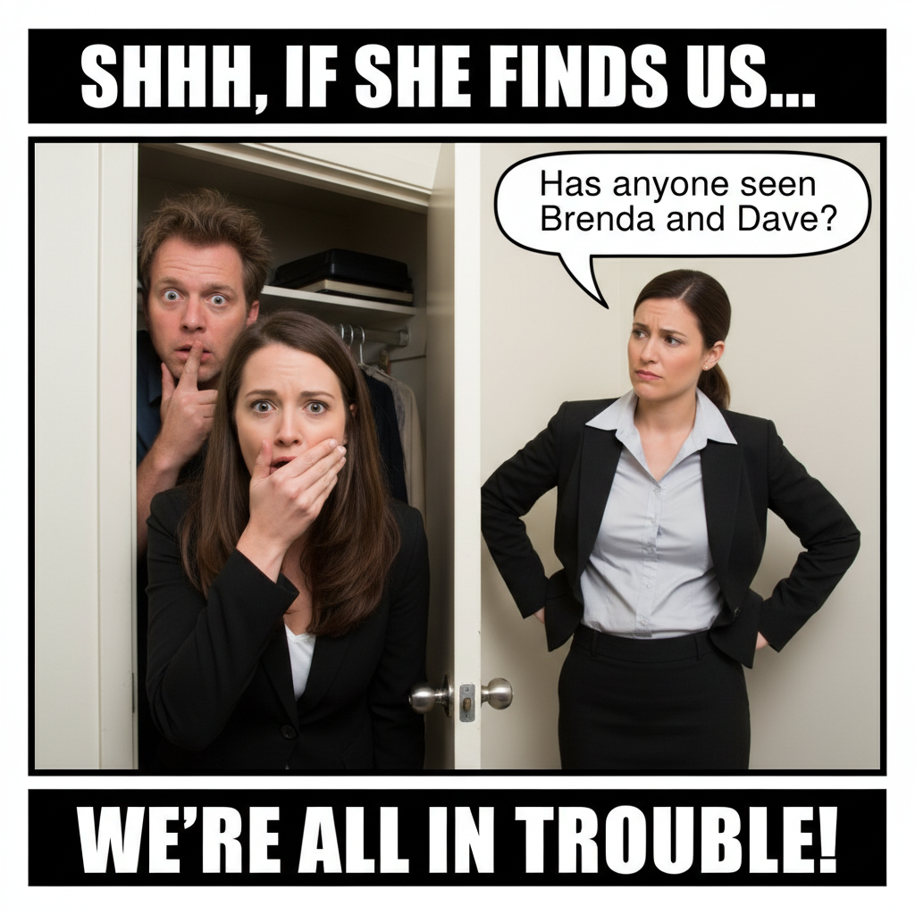 When Your Boss is On the Hunt and You're in the Closet