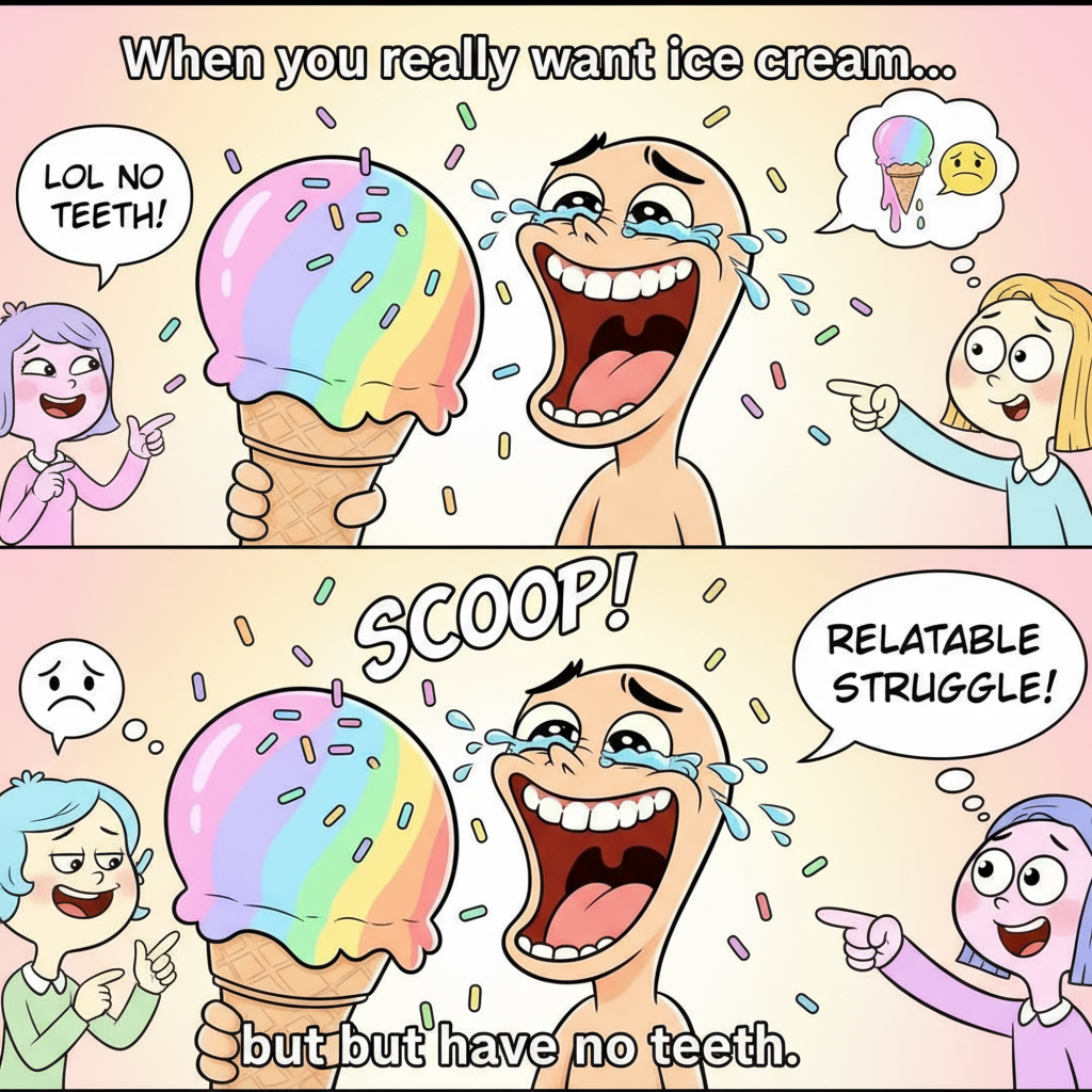 Yonky Crying SCOOOP: A Toothless Delight!