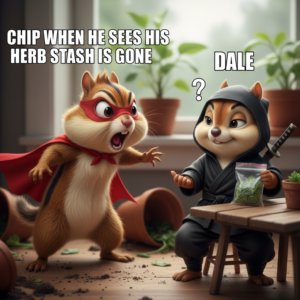 Chip and Dale's Epic Stash Showdown
