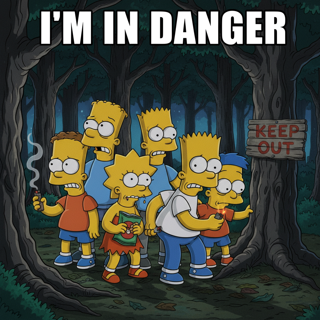 Bart and Lisa's Epic Hideout: Kids vs. Chill Vibes