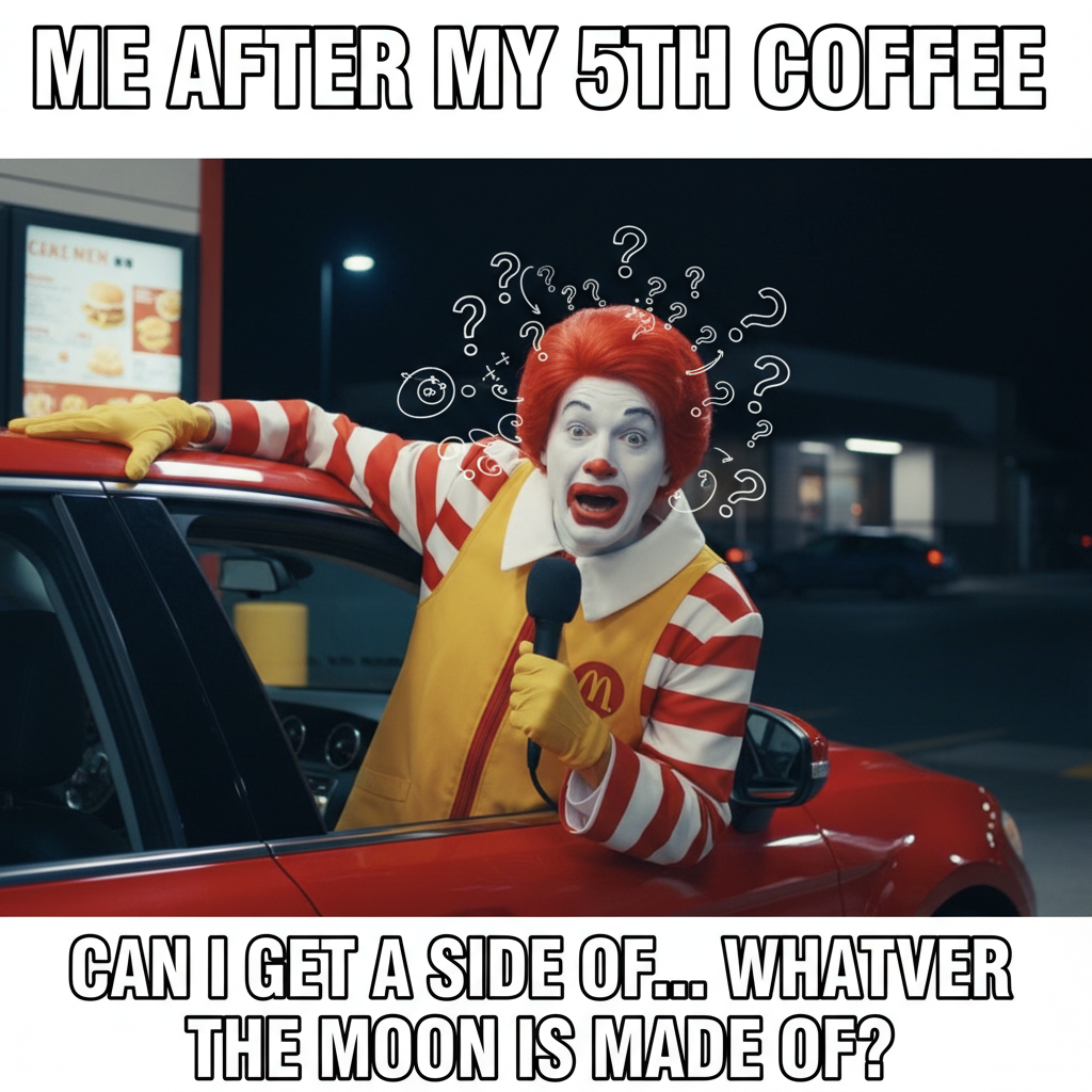 When Ronald McDonald Tries to Order Fast Food on Drugs