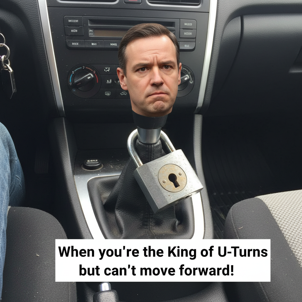 Kier Starmer: The King of U-Turns Stuck in Reverse!