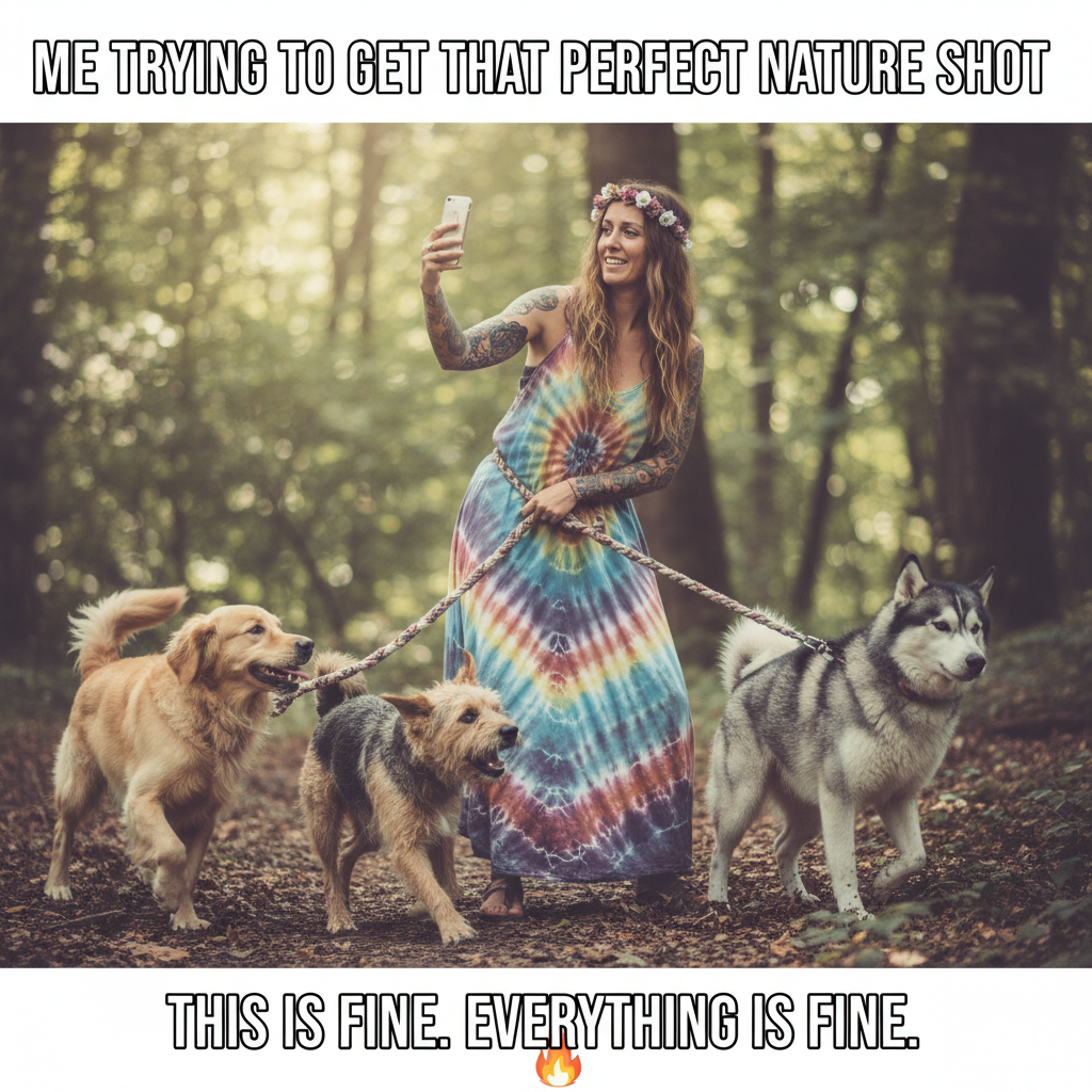 When Your Hippy Spirit Meets Dog-Walking Reality