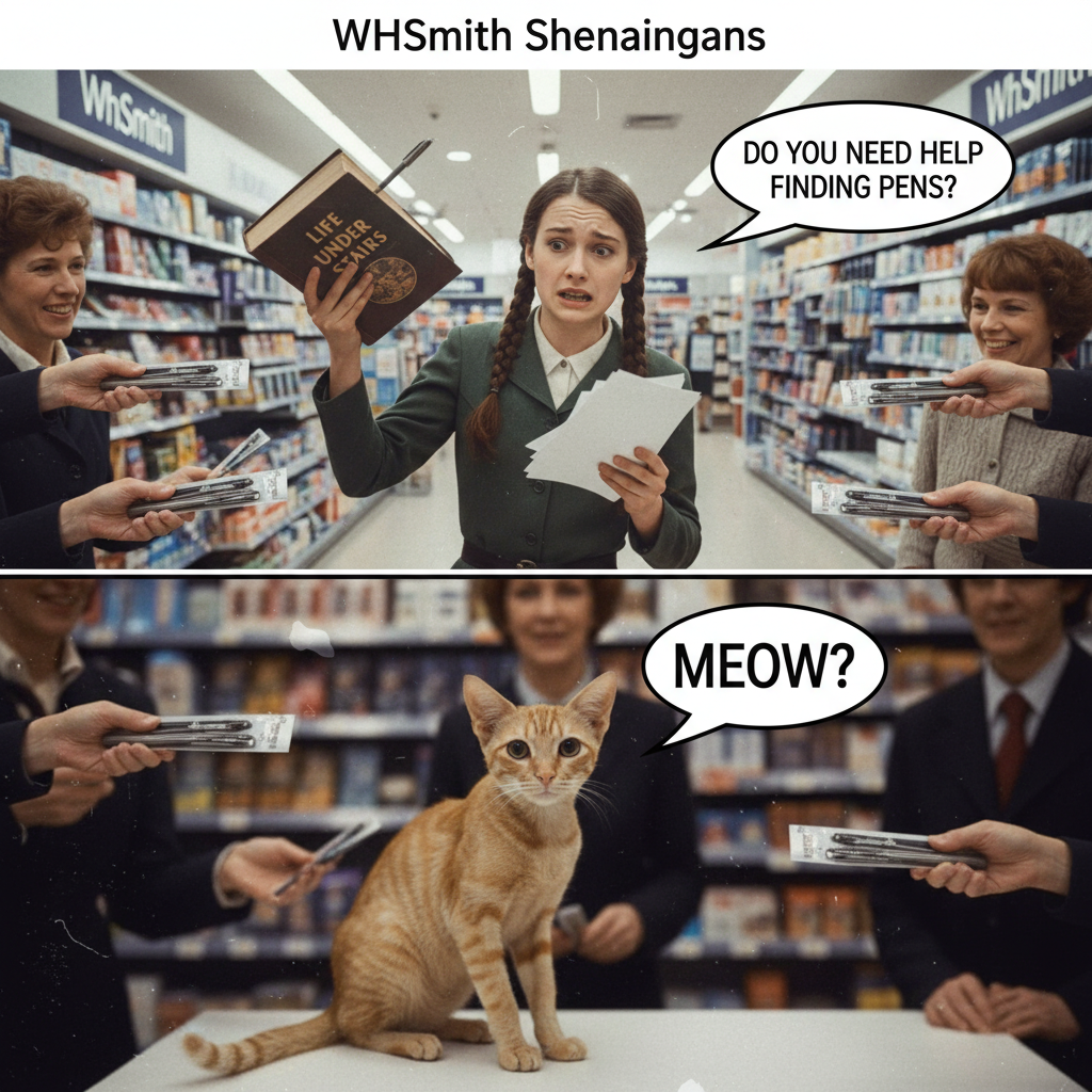 When You're Anne Frank in WHSmith Trying to Study