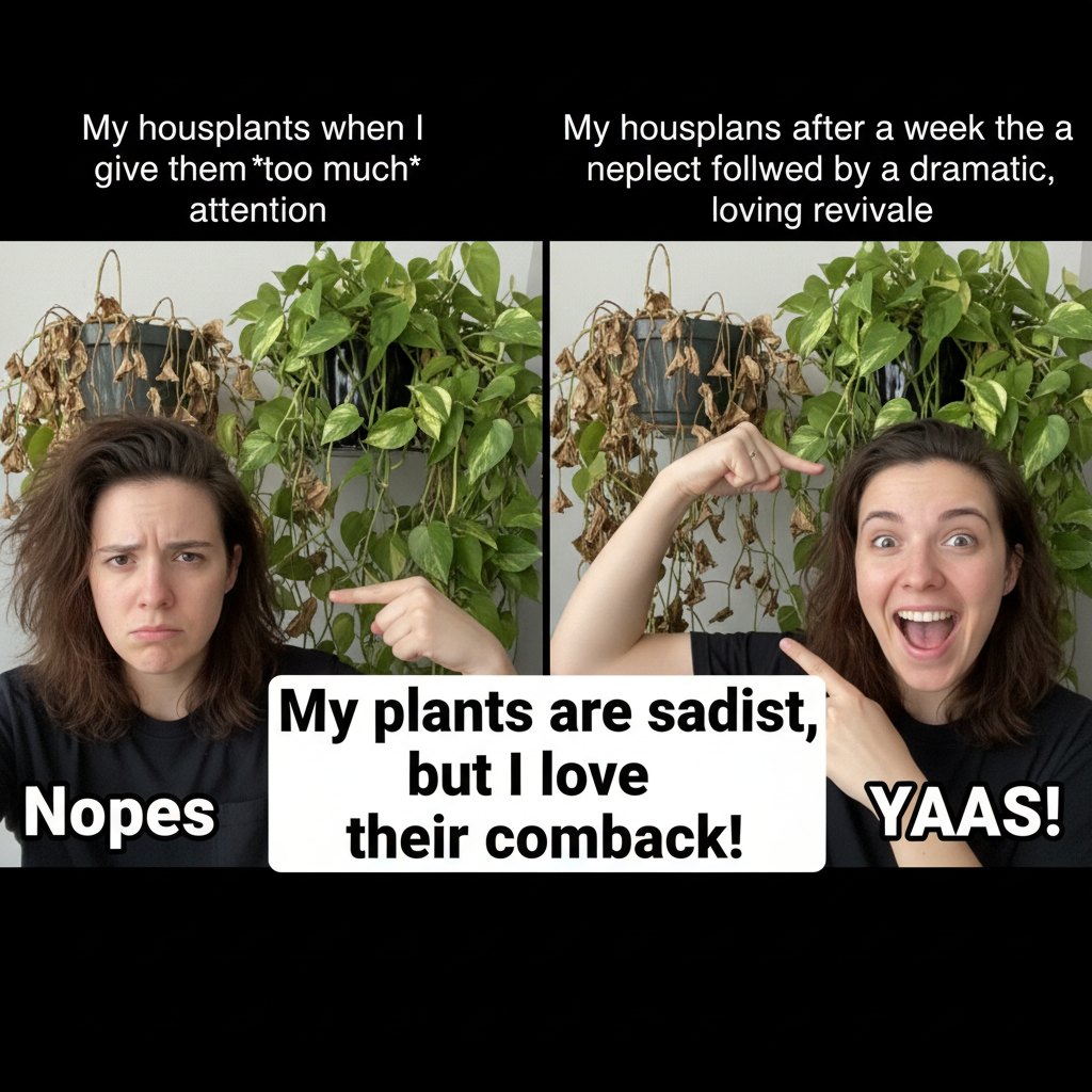 When Your Plants are Drama Queens: A Relatable Plant Parent Struggle