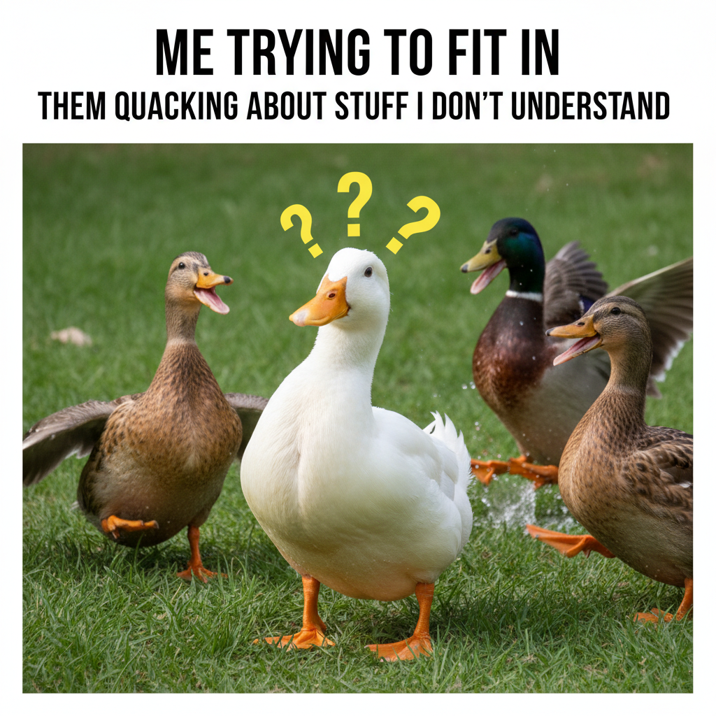 When You're Not Quacking with the Squad Yet 🦆