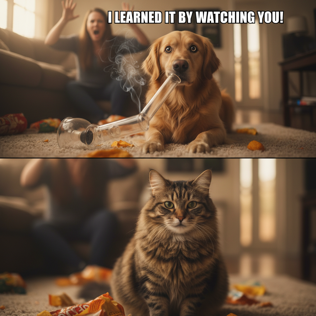 When Pets Caught You in the Act: A Hilarious Reality Check