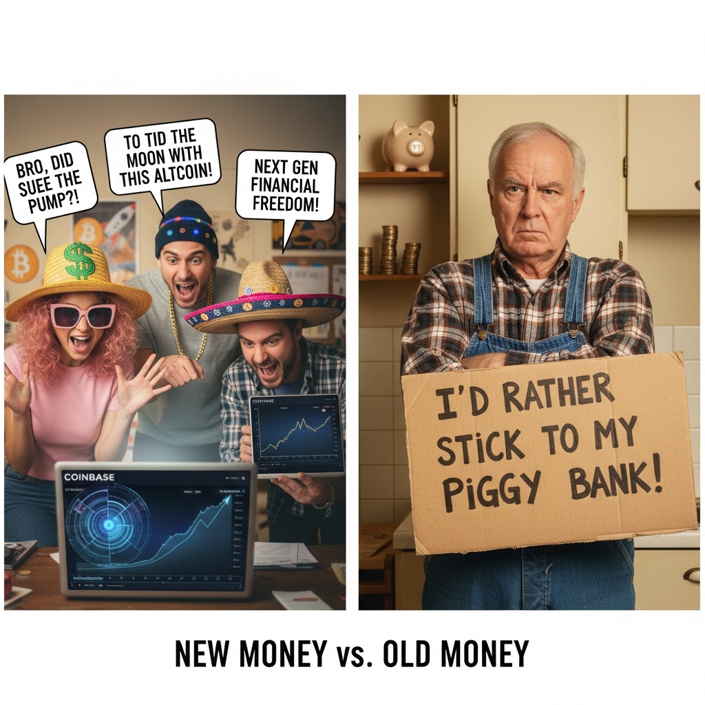When Crypto Meets the Next Gen: A Relatable Meme Scenario