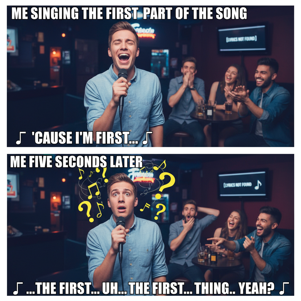 When You've Got the First Song But Forget the Lyrics
