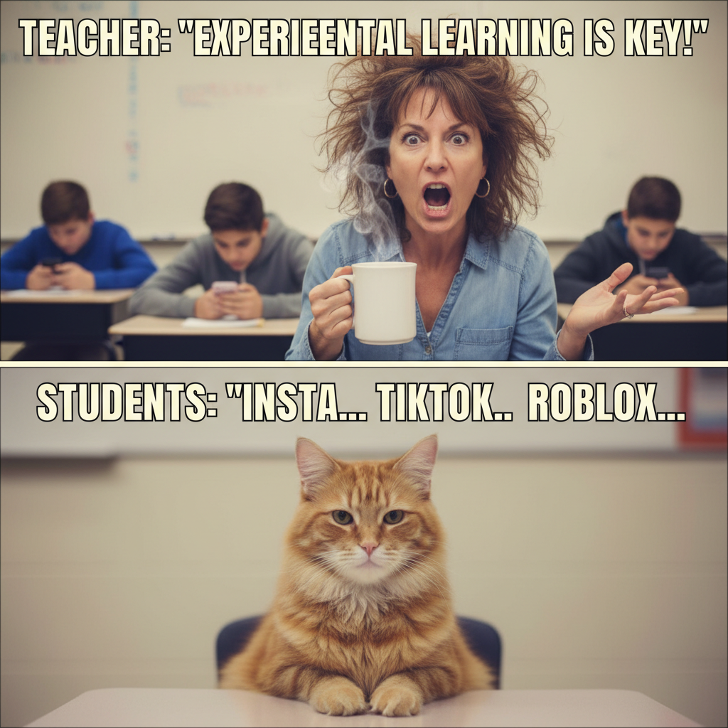 When Teaching Turns into a Comedy Show: A Reflective Meme