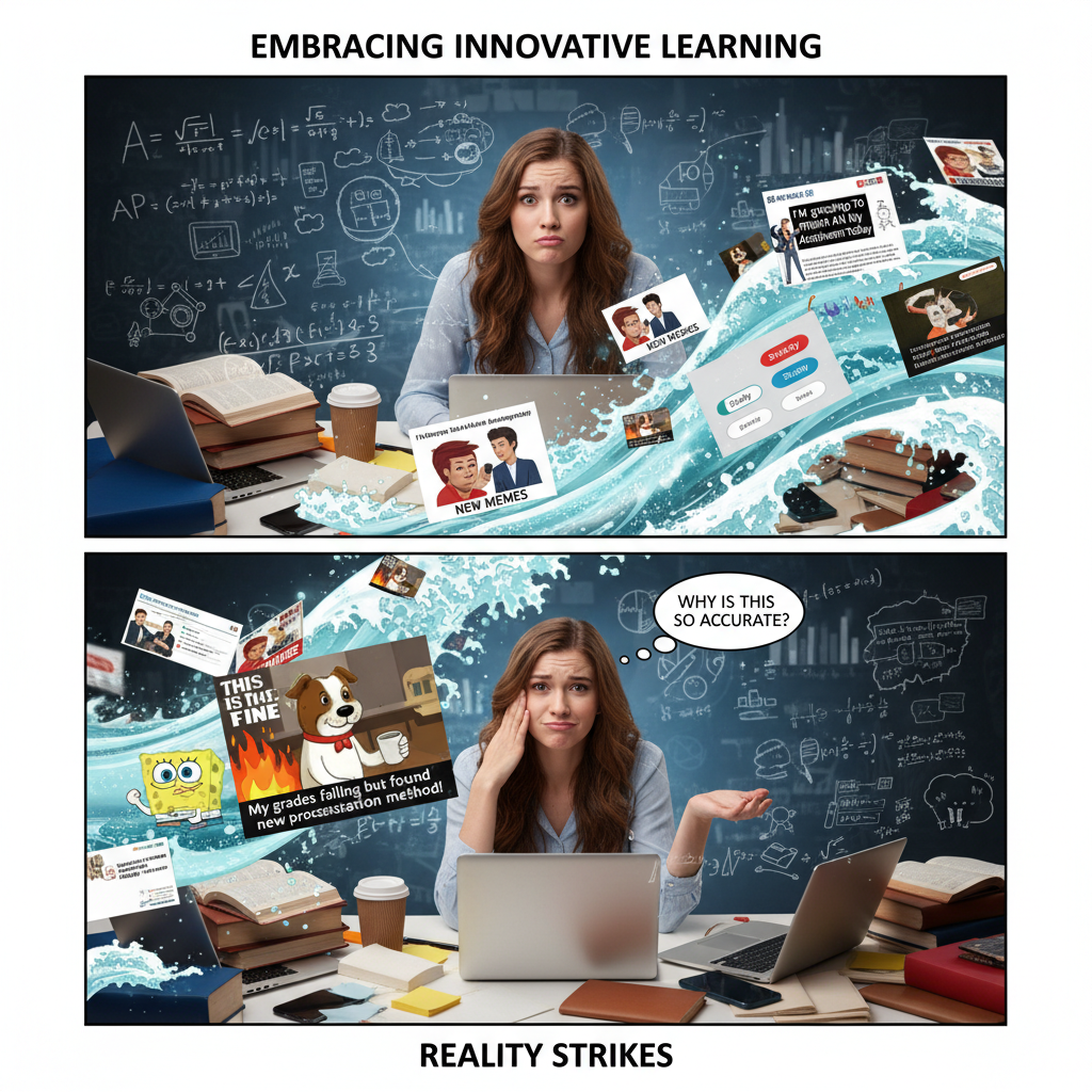 Learning Methodologies: A Hilarious Take on Struggles