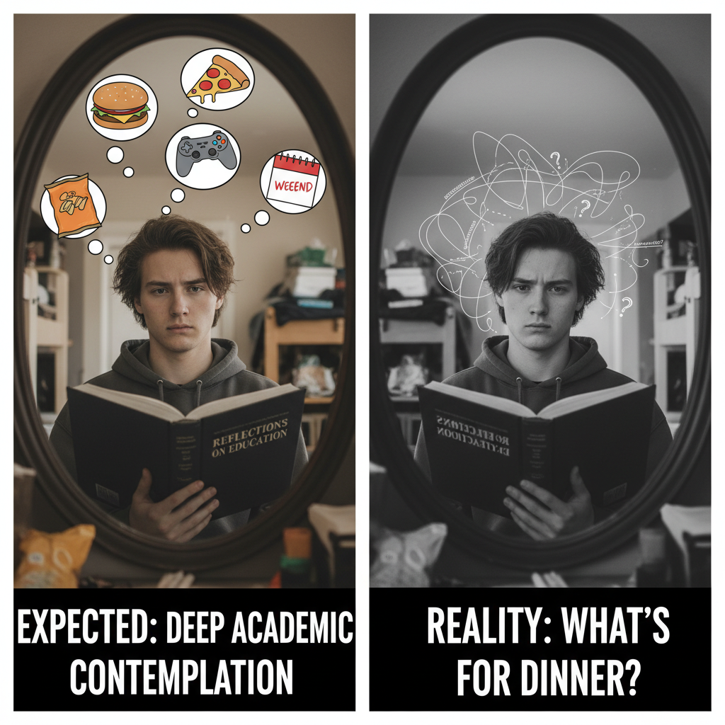 When Education Hits Hard: Student vs. Reflection