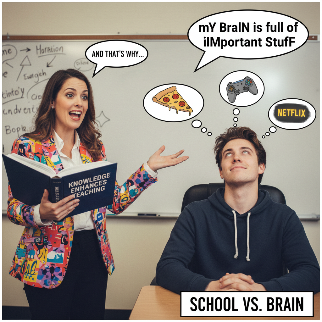 When Knowledge Meets Teaching: A Meme Moment!