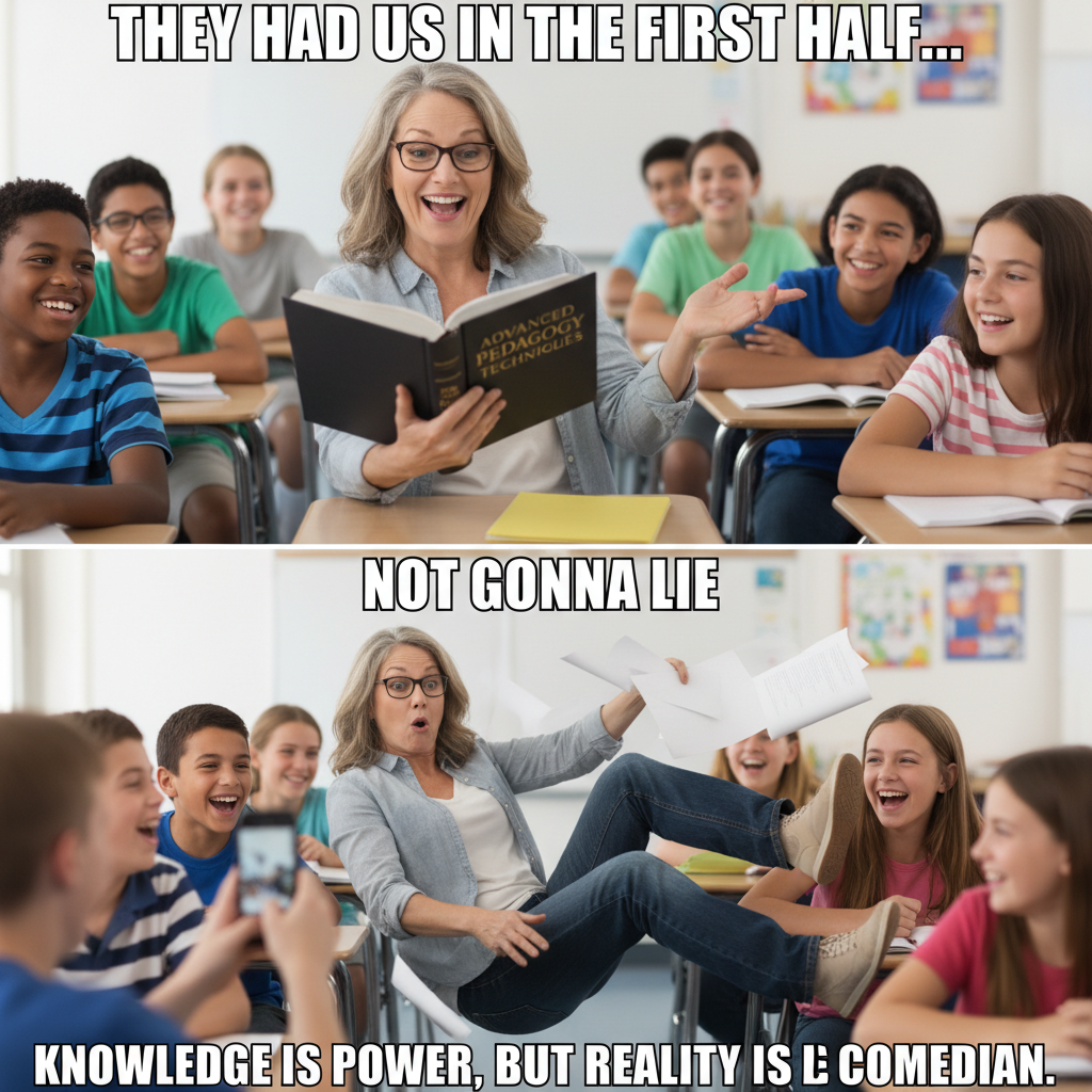 When Knowledge Meets Practice: A Pedagogy Meme