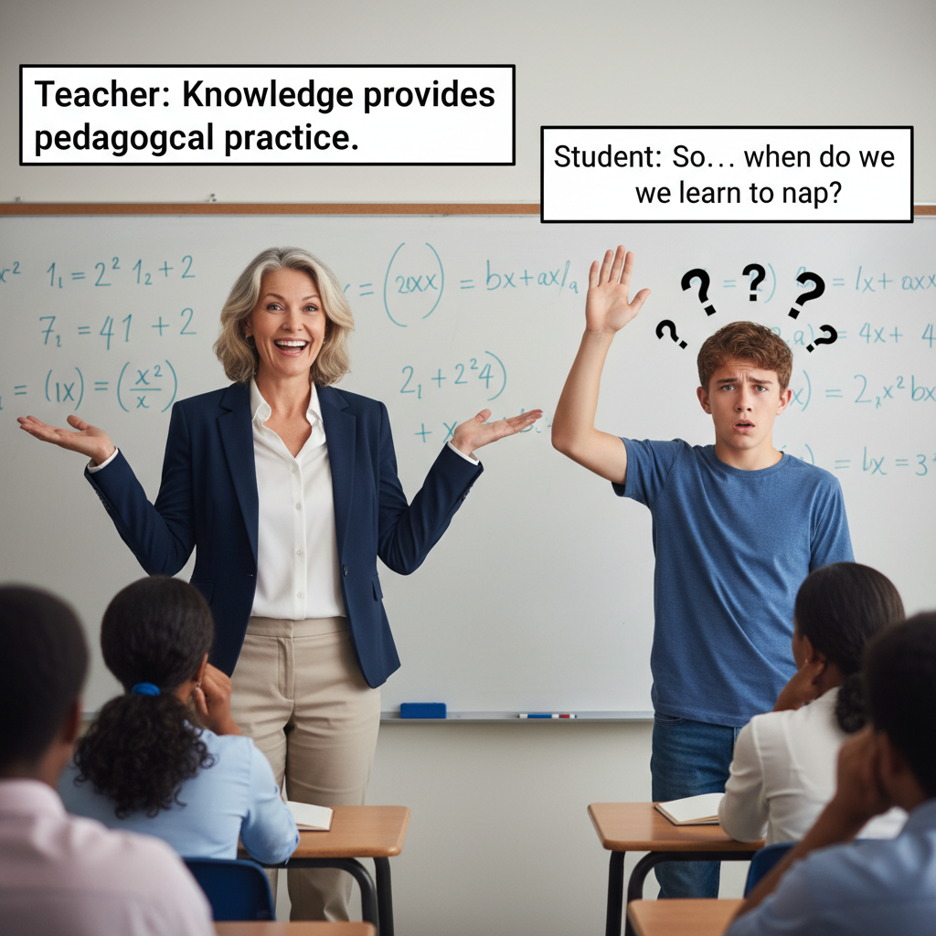 When Knowledge Meets Cluelessness in Teaching