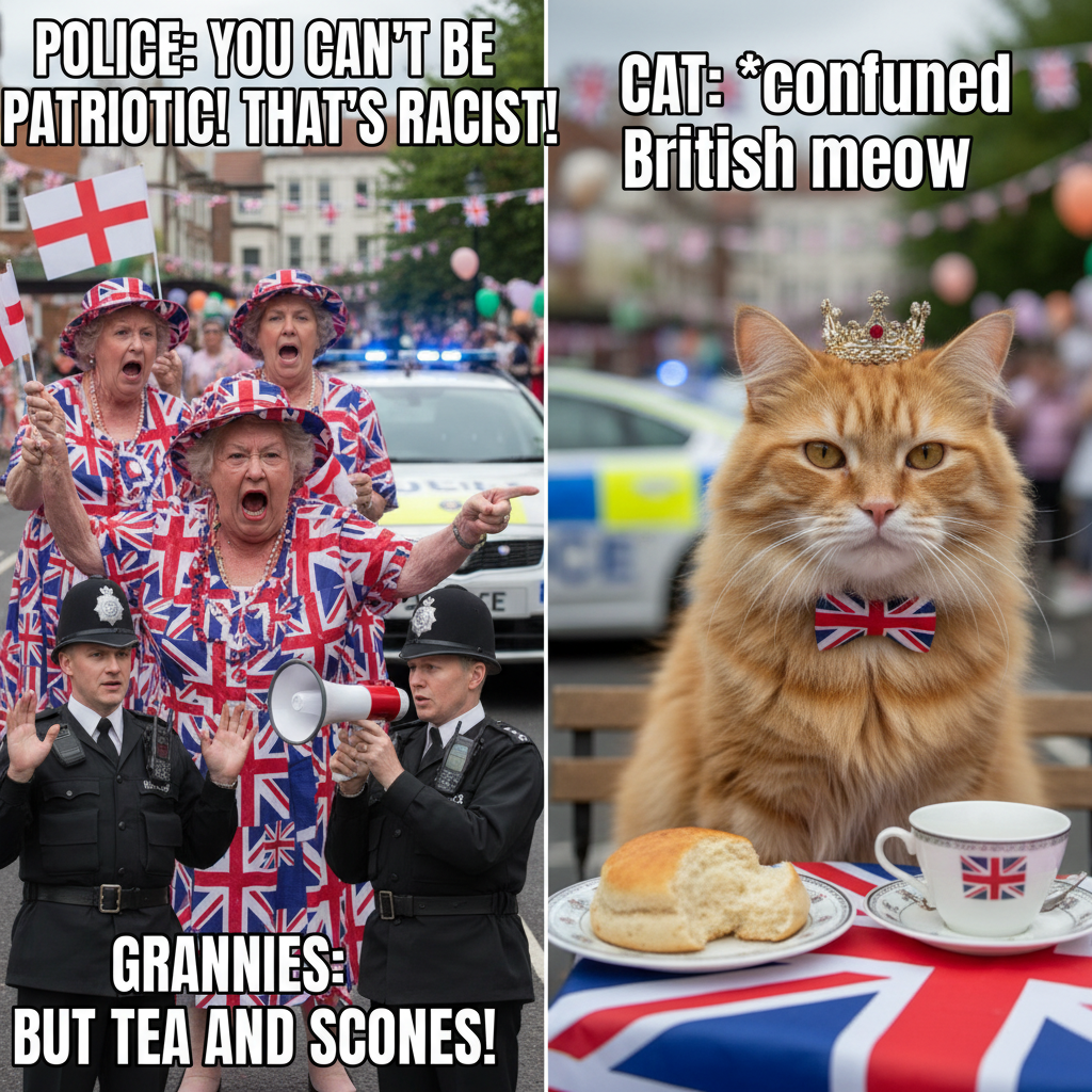 British Grannies and the Great Patriotic Police Protests
